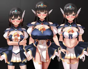 Magical Girls x2, Magical Mature Woman x1