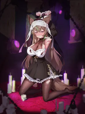 [筱牧] 被催淫洗脑后堕落为魔物孕袋的兽耳娘（r18）