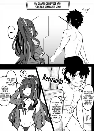 [Corundum] Ritsuka e Tlaloc estão presos em um quarto do qual não podem sair a menos que façam sexo (Fate/grand order) [Portuguese-BR]