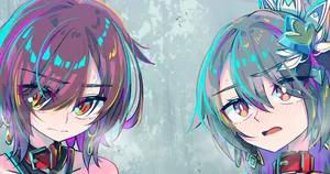 [hikigaeru] 【Skeb絵】ガニ股電マ責め・差分