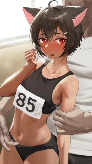 まっちー 2025.3.31 大人の巨根にたじたじにされちゃう発情期の陸上部獣耳ちゃん