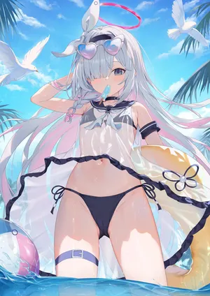 [Kizuna] A.R.O.N.A Swimsuit (Blue Archive)