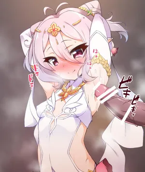 [猫乃またたび] 儀装束コッコロがエッチなので腋コキしてもらった (プリンセスコネクト!Re:Dive)