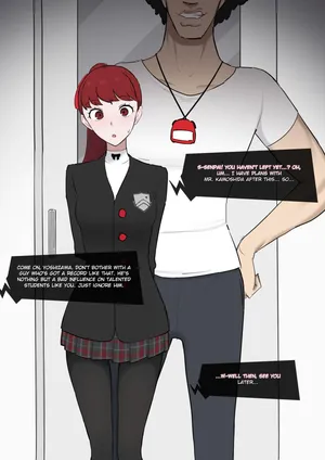 [Giga] Kasumi Yoshizawa x Kamoshida + Prequel (Persona 5) [English]