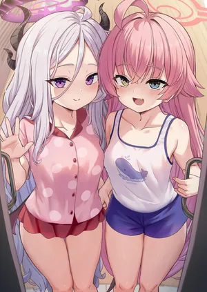 [Milkshake] Hoshino & Hina Let's Take a Bath Together!