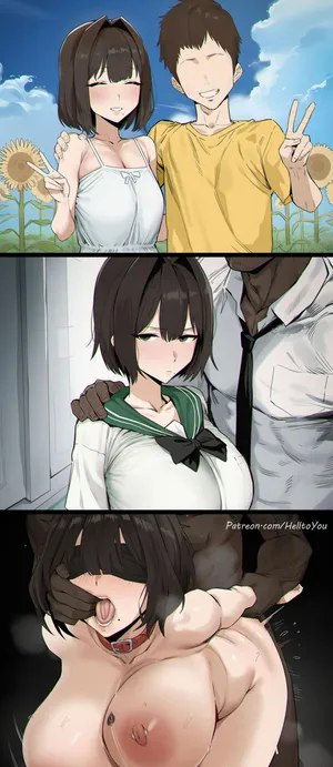 HellToYou -  [10$+ tier] Childhood Friend 3 + Extras (14 images) [AI Generated]