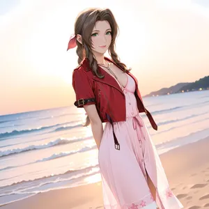 Aerith Banana Bouncer (Patreon) [AI Generated]