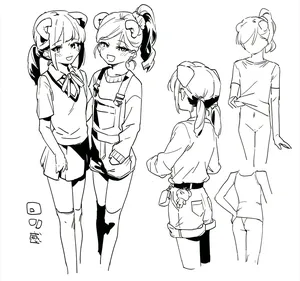 [似せ] 設定用の落書きとか