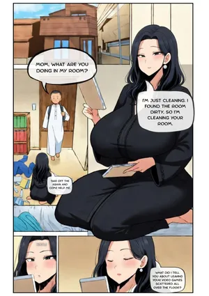 [ArabHento]  MY MILF MOM CAUGHT ME WATCHING PORN