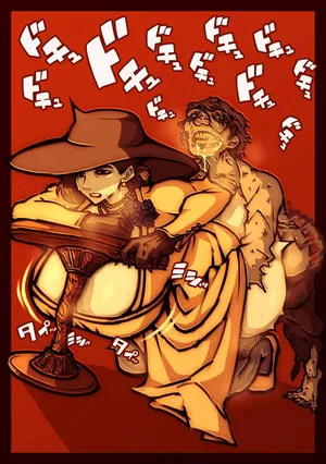 [hmAn] Miranda kara no batsu de zako Lycan ni houshi suru Dimitrescu fujin (Resident Evil)
