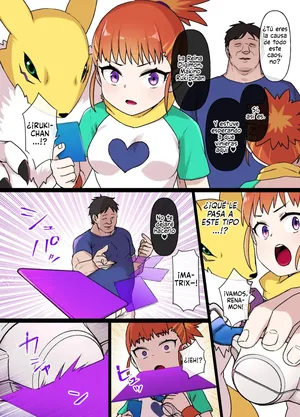 [Kusayarou] Digimon Sennou Makino Ruki & Renamon (Digimon Tamers) [Spanish]