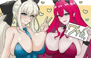 [テフル] カルデア裏放送局で人気急上昇中の母娘💕