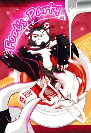 (Kemoket 15) [Kyou no Keiro (Pukkunn)] Fool's Party (Hazbin Hotel) [Chinese] [鲨克斯个人汉化]