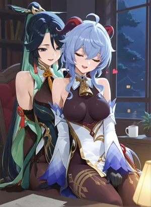 2025-10-16 Ganyu x Xianyun   RAMETAKI (PATREON) [AI Generated]