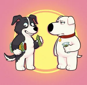 恶搞之家-布莱恩图集（作者@AnonPup_B）