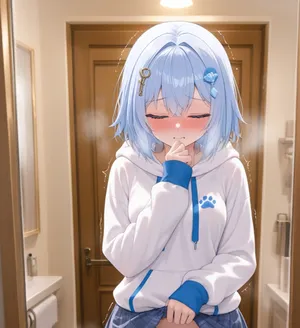 [AI Generated]小夏的浴室羞耻play/オナニーしてるときの君、すごく可愛いよ。