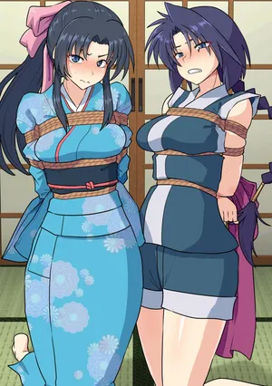 [くもえもん]  Skeb 神谷薫と巻町操 (るろうに剣心)