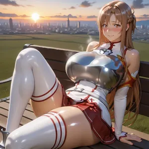 Yuuki Asuna 結城明日奈 / Sword Art Online  ul7990 ai generated