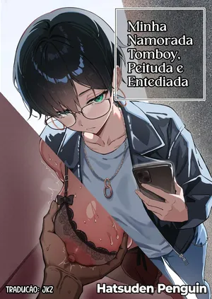 [Sukebe Hatsudenjo (Hatsuden Pengin)] Buaisou na Kakure Kyonyuu Boyish Kanojo to Taikutsu na Date [pt-BR] [Bakai.org] [Digital]