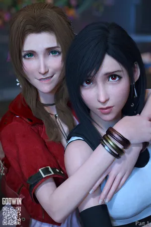 [neroxliv] Tifa+Aerith+Barret