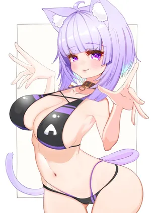 [カジマコト] 猫又おかゆ (ホロライブ)