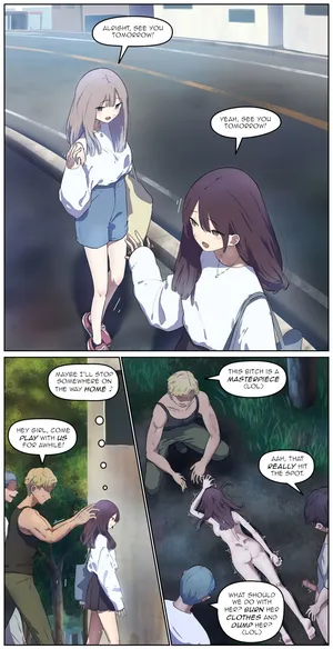 On the way home, at the barn at night part2