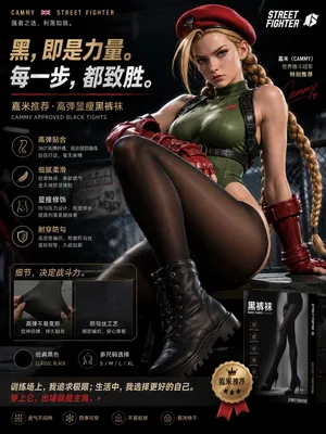 【crystaL】AI Stocking Poster for game characters
