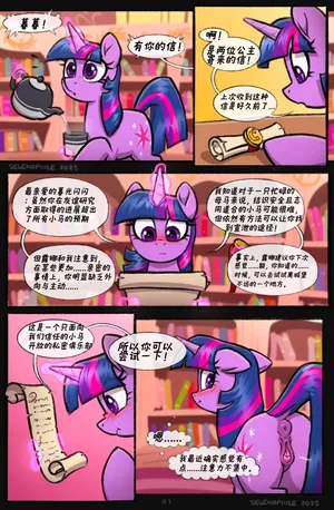【selenophile】暮光的友谊学习(pony)[中文][己琼酥翻译]