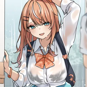 [あまみだれ] おねぇちゃんの友達のり○しぃが雨宿りに来た