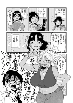 [河中島] 妹が黒ギャルになって帰ってくるskebまんが