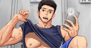 [もちゃき] 在更衣室和后辈…[Chinese]