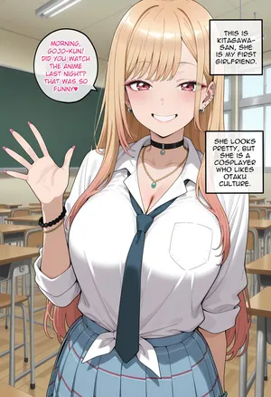 [Takane NTR] Marin Kitagawa NTR Chapter 1-6 [AI Generated]