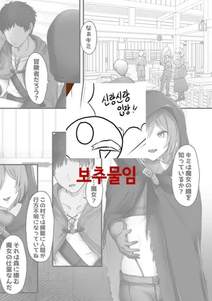 [Fdegohan (Rodaik)] Majo no Sumu Mori no Naka de [Korean]