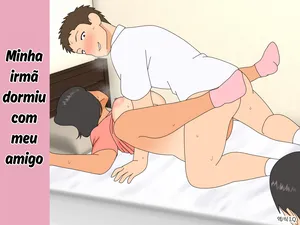 [Oroboy] Ane ga Tomodachi to Yaru｜Minha irmã dormiu com meu amigo [Portuguese-BR]