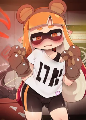 [DAGASI] Kuma-san Shoukai kara no Okurimono (Splatoon) [Decensored]