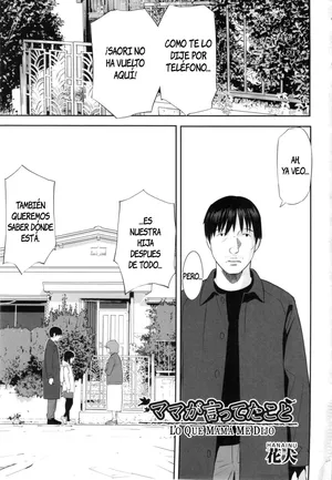 [Hanainu] Mama ga Itteta koto｜Lo que Dijo Mamá (Shoujo Kumikyoku 30) [Spanish] [Unnamed team]