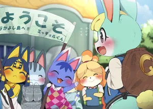[DAGASI] Hikkoshite Kita Sasha wa Shima Yuiitsu no Osu Juumin (Animal Crossing)