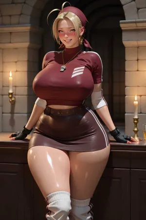 Malin (まりん) - The King of Fighters Ul7990 ai generated