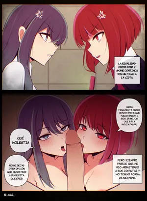 [Niui] Akane vs Kanna (Oshi no Ko) [Spanish] [JFairy Traslate]