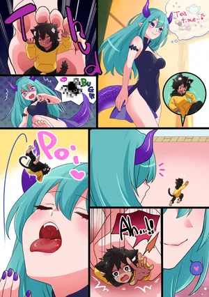 ドラゴン娘vore（ホオジロ鮫子）