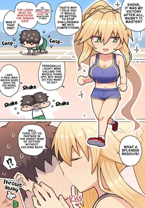 Breasts from above - Lancer Artoria
