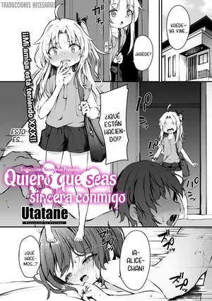 [Utatane] Sunao na Kimi ga Hoshii - Quiero que seas sincera conmigo (COMIC Megastore Vol. 16) [Español] [Traducciones necesarias]