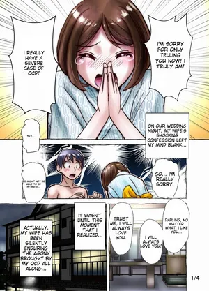 [Ufufu Enterprise (Hicoromo Kyouichi)] Keppekishou no Tsuma to no Shinkon Shoyatte? | What about your first night as a newlywed with a germaphobic wife? Part 1 + 2 [English]