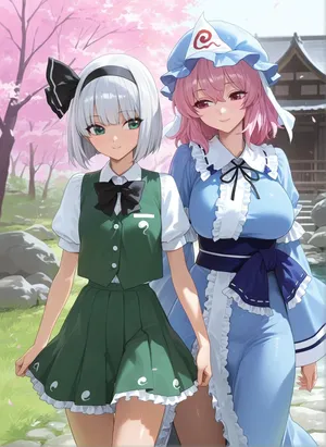 2025-10-22 Yuyuko x Youmu  RAMETAKI (PATREON) [AI Generated]
