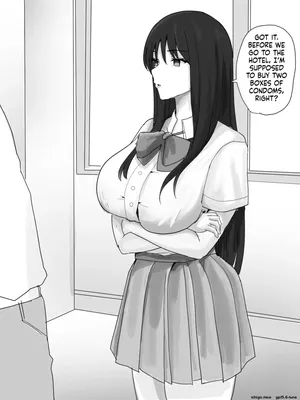 Black-haired cool girl
