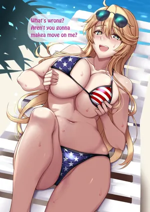 [クールナイツ] 星条旗ビキニでアイオワおっぱい