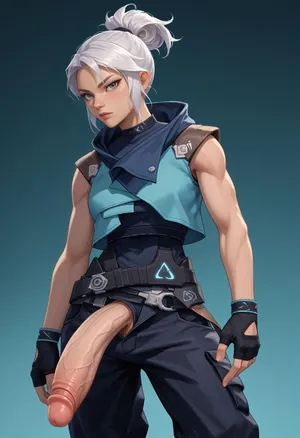 Jett | Valorant | Normal futa fourt2 ai generated