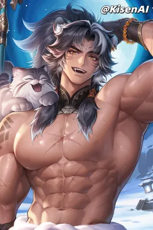 [KisenAI] Honor of Kings- Zhangfei tusun skin-muscle abs王者荣耀张飞兔狲蓬尾皮肤-腹肌肌肉版
