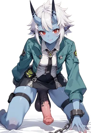 Soukaku | Zenless Zone Zero | Horsecock futa fourt2 ai generated