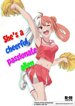 She's a cheerful, passionate alien